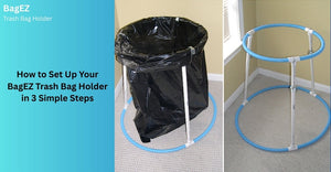 How to Set Up Your BagEZ Trash Bag Holder in 3 Simple Steps