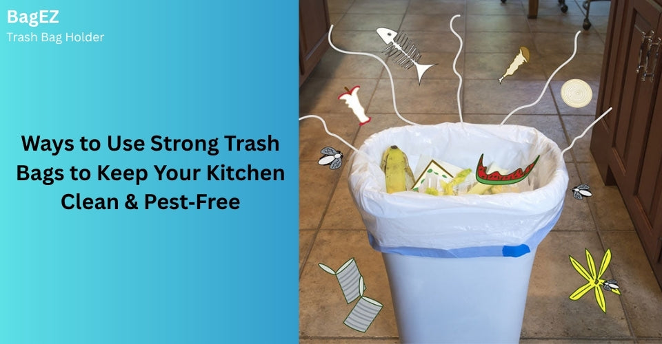 Ways to Use Strong Trash Bags to Keep Your Kitchen Clean & Pest‑Free