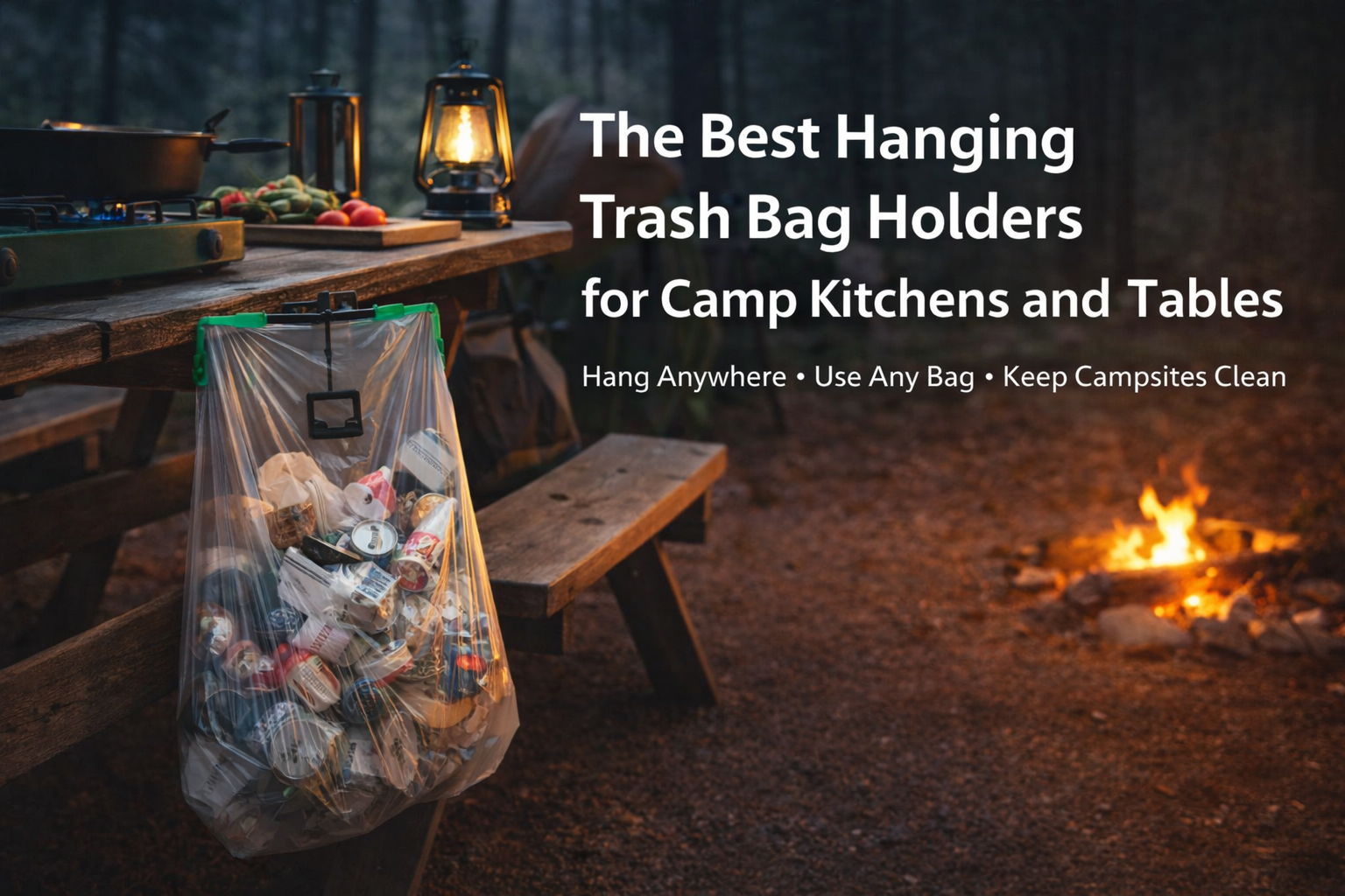 The Best Hanging Trash Bag Holders for Camp Kitchens and Tables