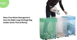 Mess-Free Waste Management: How the Right Large Garbage Bag Holder Saves Time & Money