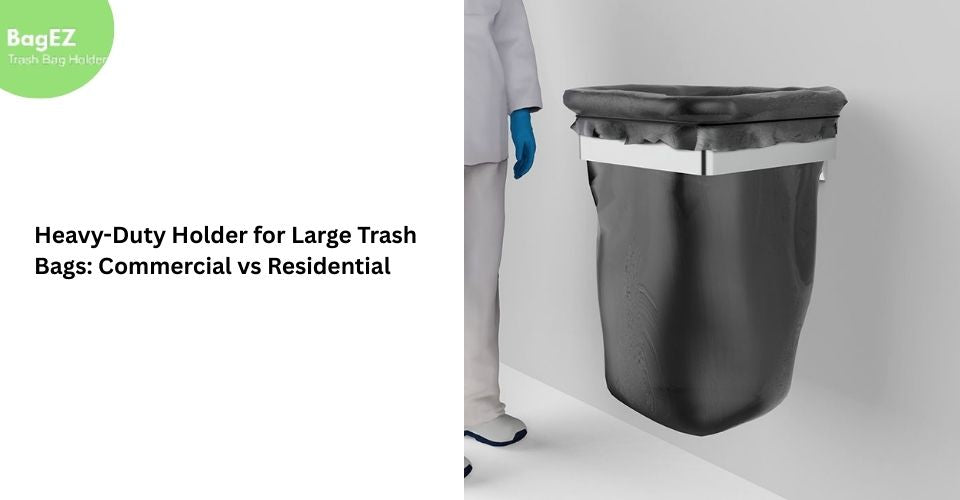 Heavy-Duty Holder for Large Trash Bags: Commercial vs Residential