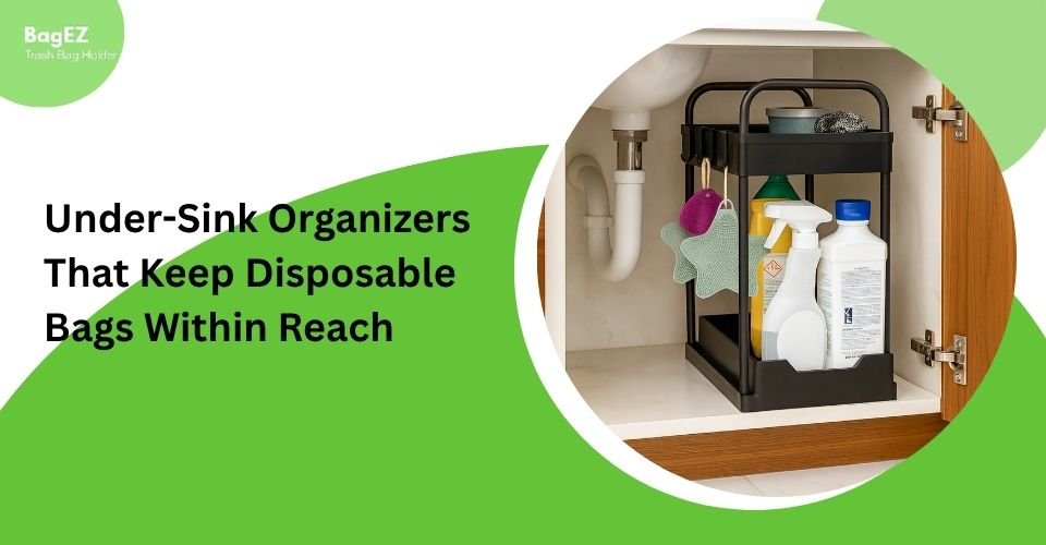 Under-Sink Organizers That Keep Disposable Bags Within Reach