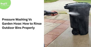 Pressure Washing Vs Garden Hose: How to Rinse Outdoor Bins Properly