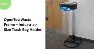 OpenTop Waste Frame – Industrial-Size Trash Bag Holder