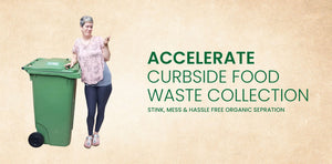 Green bin organics collection accelerator bagez