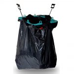 BagEZ garbage bag holder large black bag