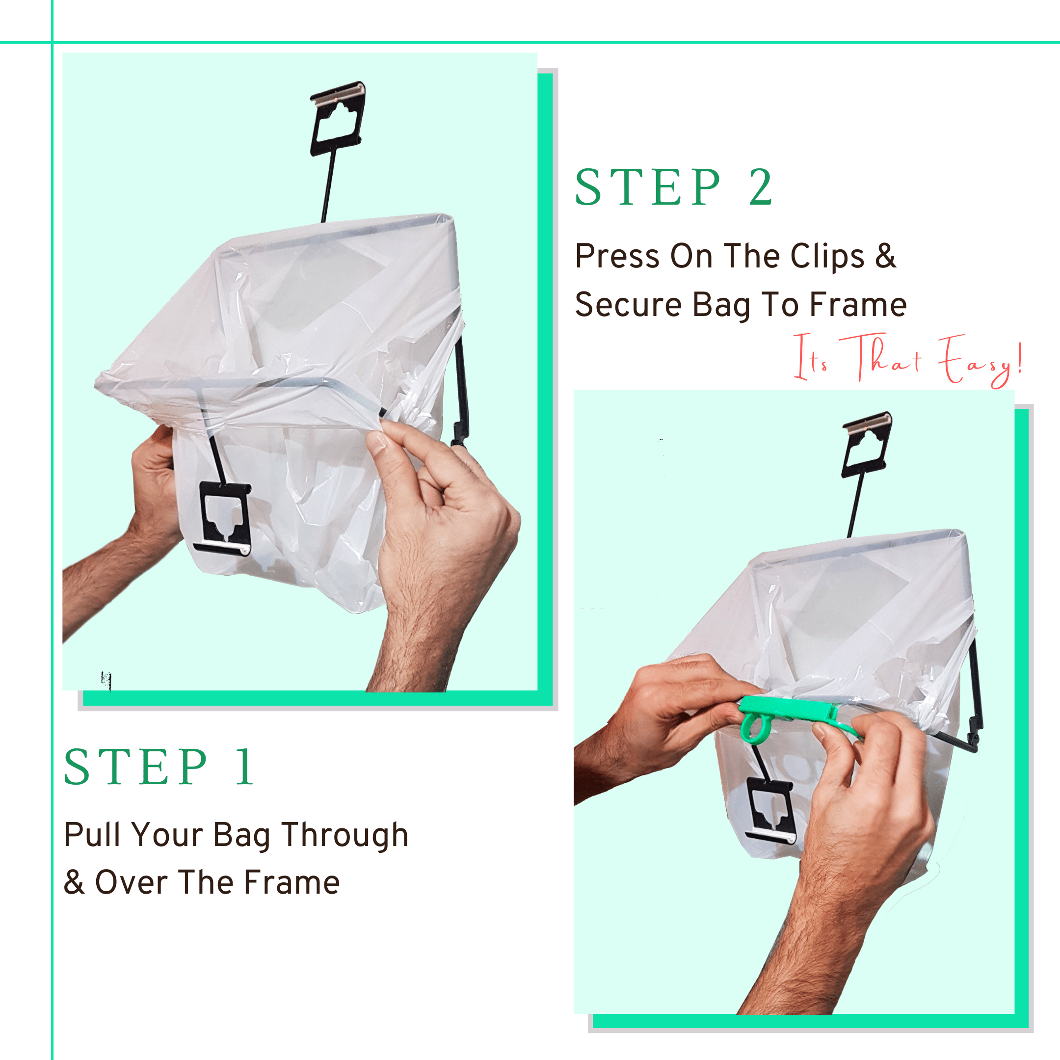 How to fix & hold grocery bags open