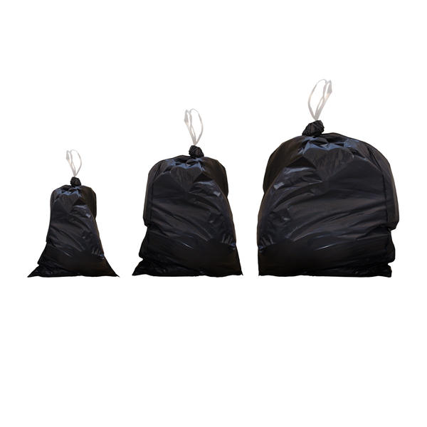 Different trash bag sizes